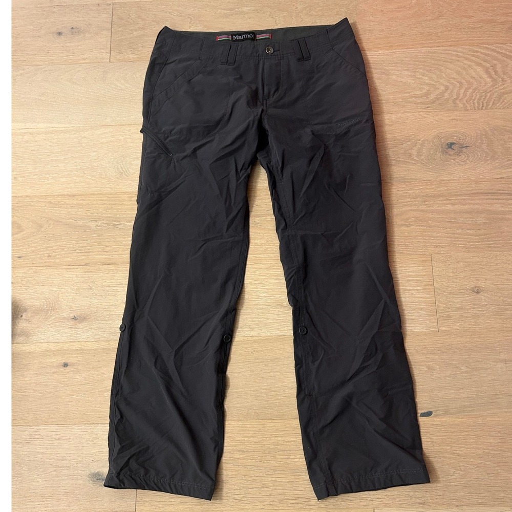 Marmot Womens Z69310 Gray Roll Up Hiking Pants Size 8 Outdoor Techwear